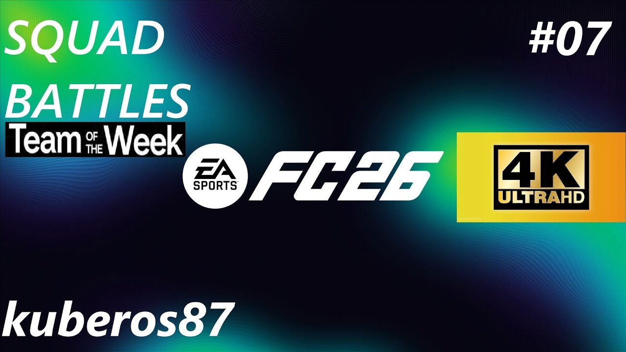 FC 26 PS5 PRO - SQUAD BATTLES #07 TEAM OF THE WEEK 10 [4K] [No Comment]
