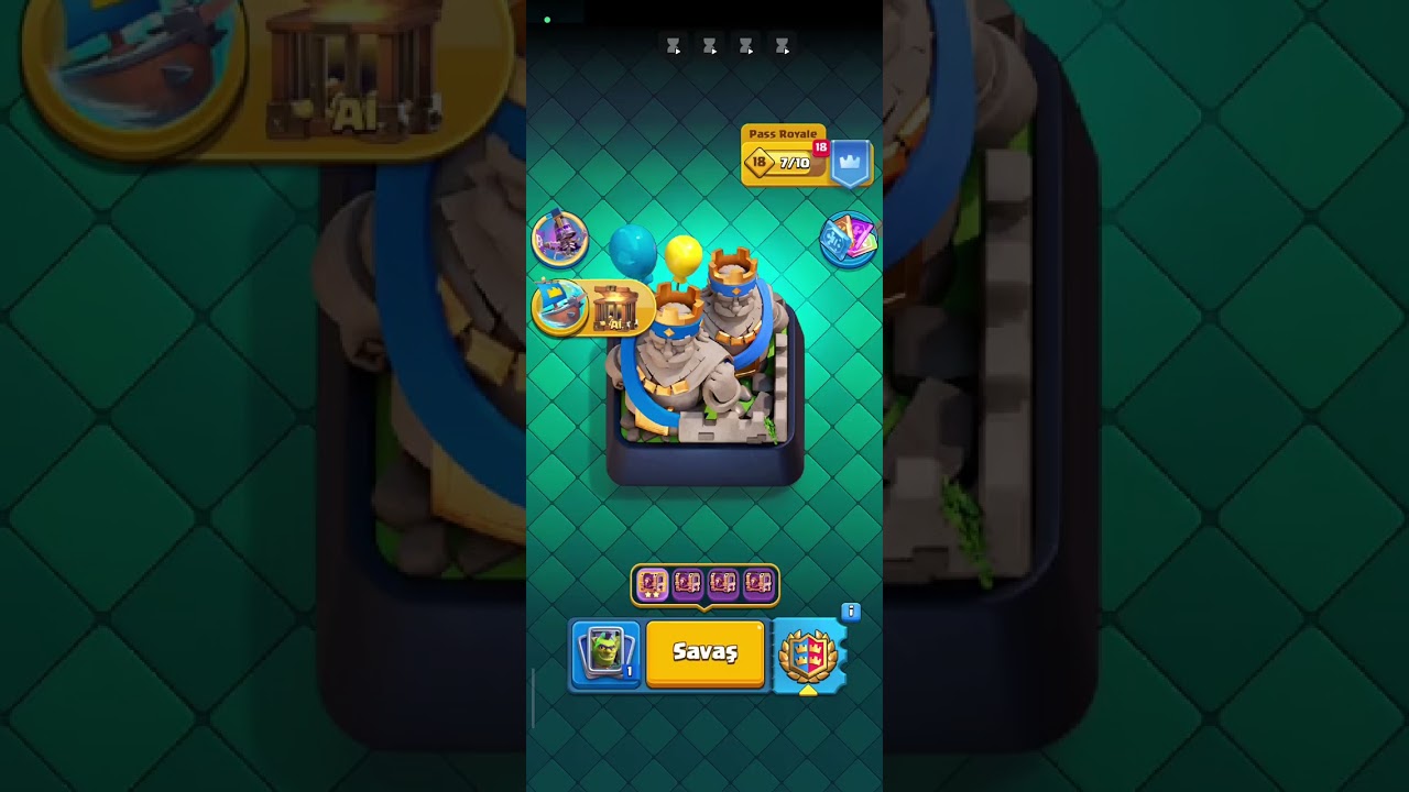 Clash royale oynadık