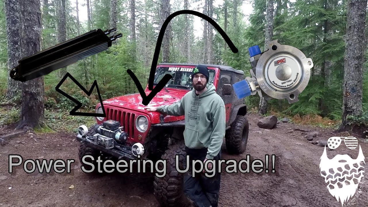 Модернизация гидроусилителя руля Jeep Wrangler TJ (насос PSC и охладитель гидроусилителя руля)