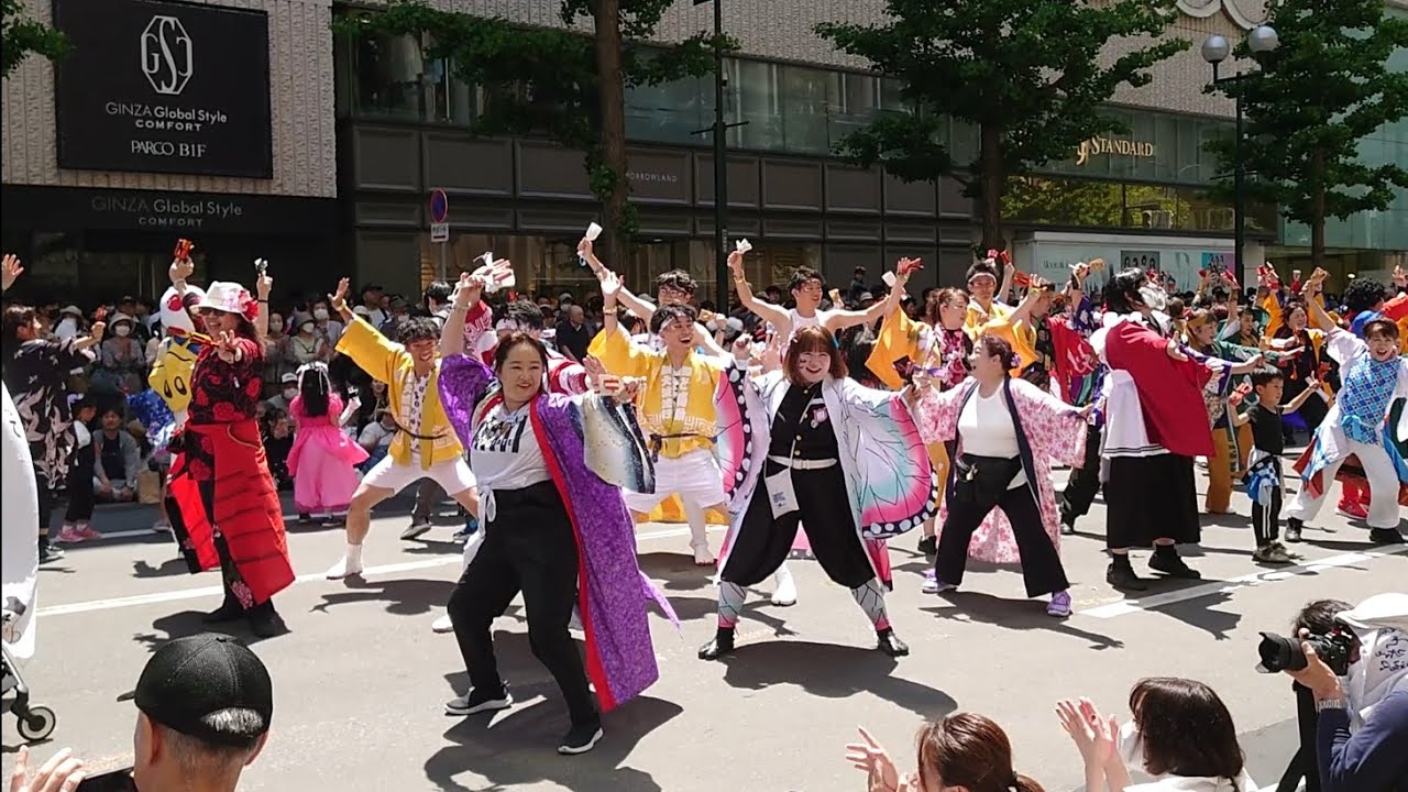【さぁさみんなでどっこいしょ】 第33回YOSAKOIソーラン祭り 一番街会場(三越前) 2024年6月8日(土) 【YOSAKOI】