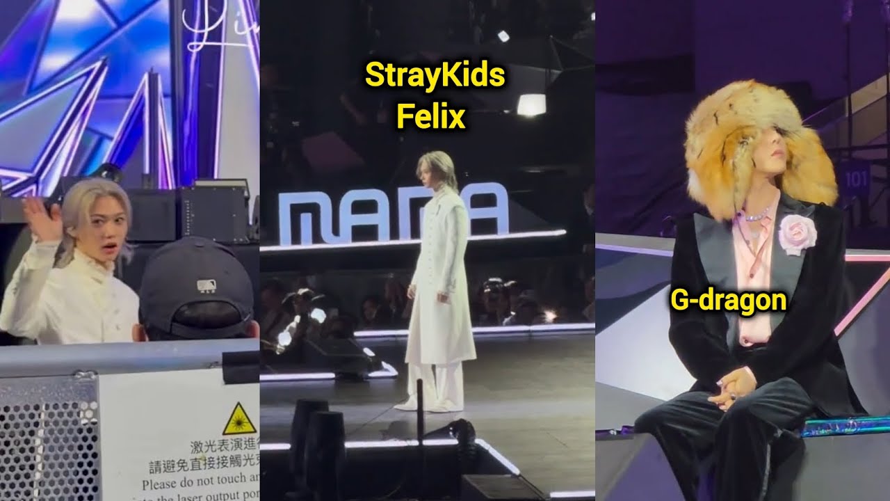 StrayKids Felix Intro & G-dragon Reaction & Speech At MAMA Awards 2025 Day 2