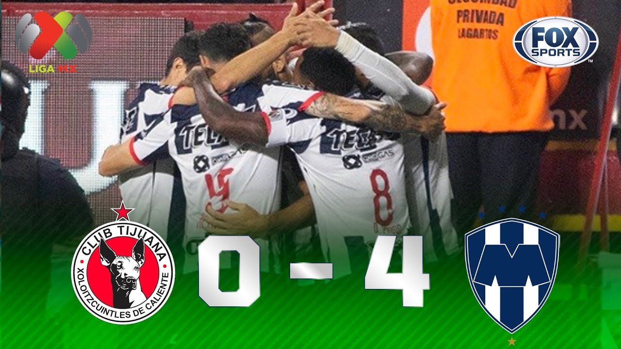 Tijuana - Monterrey [0-4] | GOLES | Jornada 18 | Liga MX