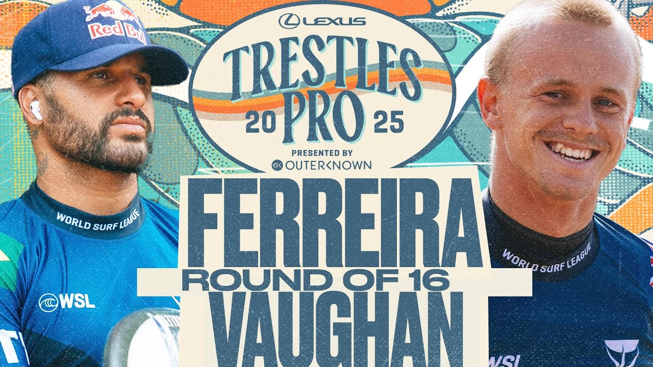 Joel Vaughan vs Italo Ferreira | Lexus Trestles Pro 2025 - Round of 16 - FULL HEAT REPLAY!