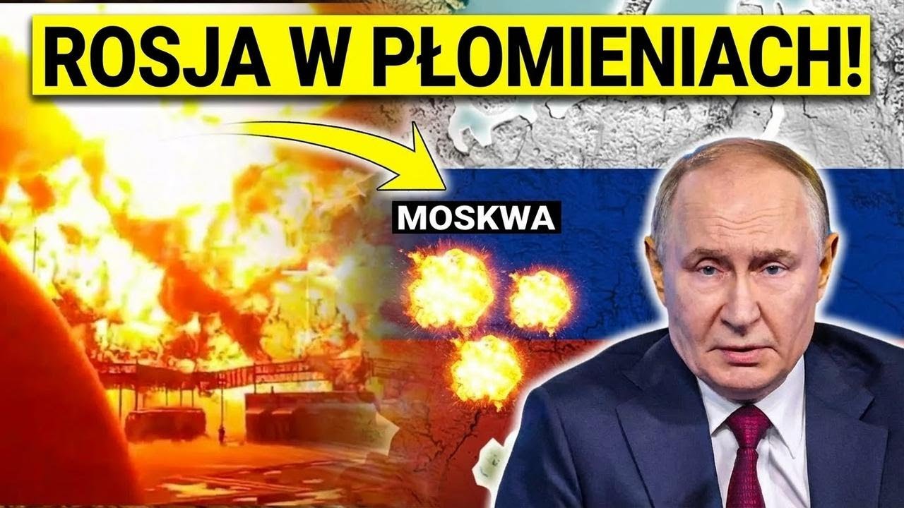 Moskwa w ogniu! Ukraina zaskakuje Putina nieoczekiwanym atakiem na stolicę Rosji