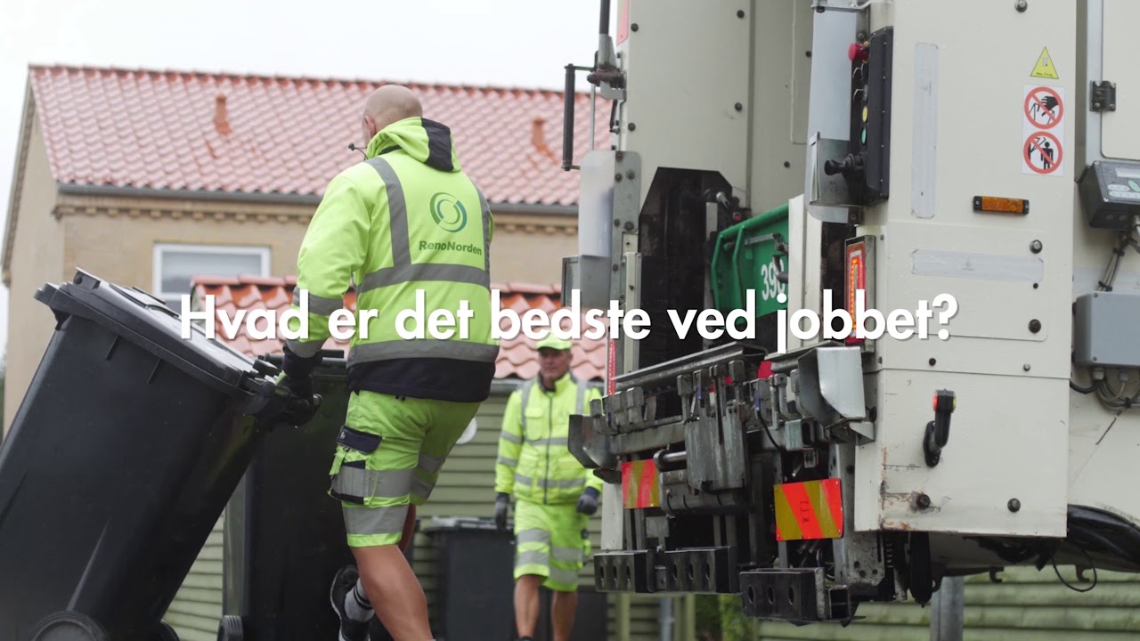 En dag som renovationsmedarbejder (skraldemand)