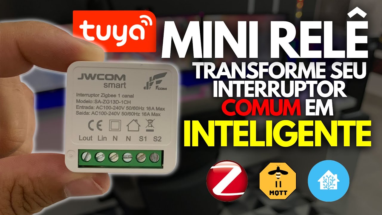 CASA INTELIGENTE | Não quer trocar o interruptor, mas quer automatizar? Faça isso com um Mini Relê 😲