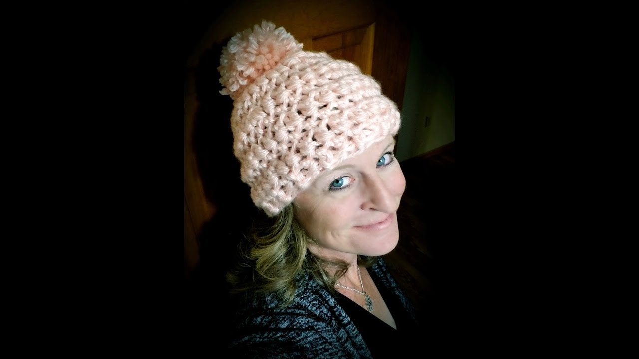 Snowy Ridges Crochet Full Hat or Messy Bun Hat Pattern - YarnWars