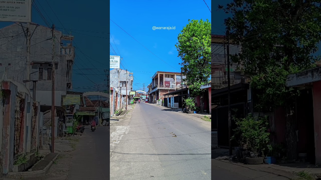 Suasana Jalan Cikole Wanaraja🤩✨ #wanaraja #garut #suasanakampung #desa #jalanraya