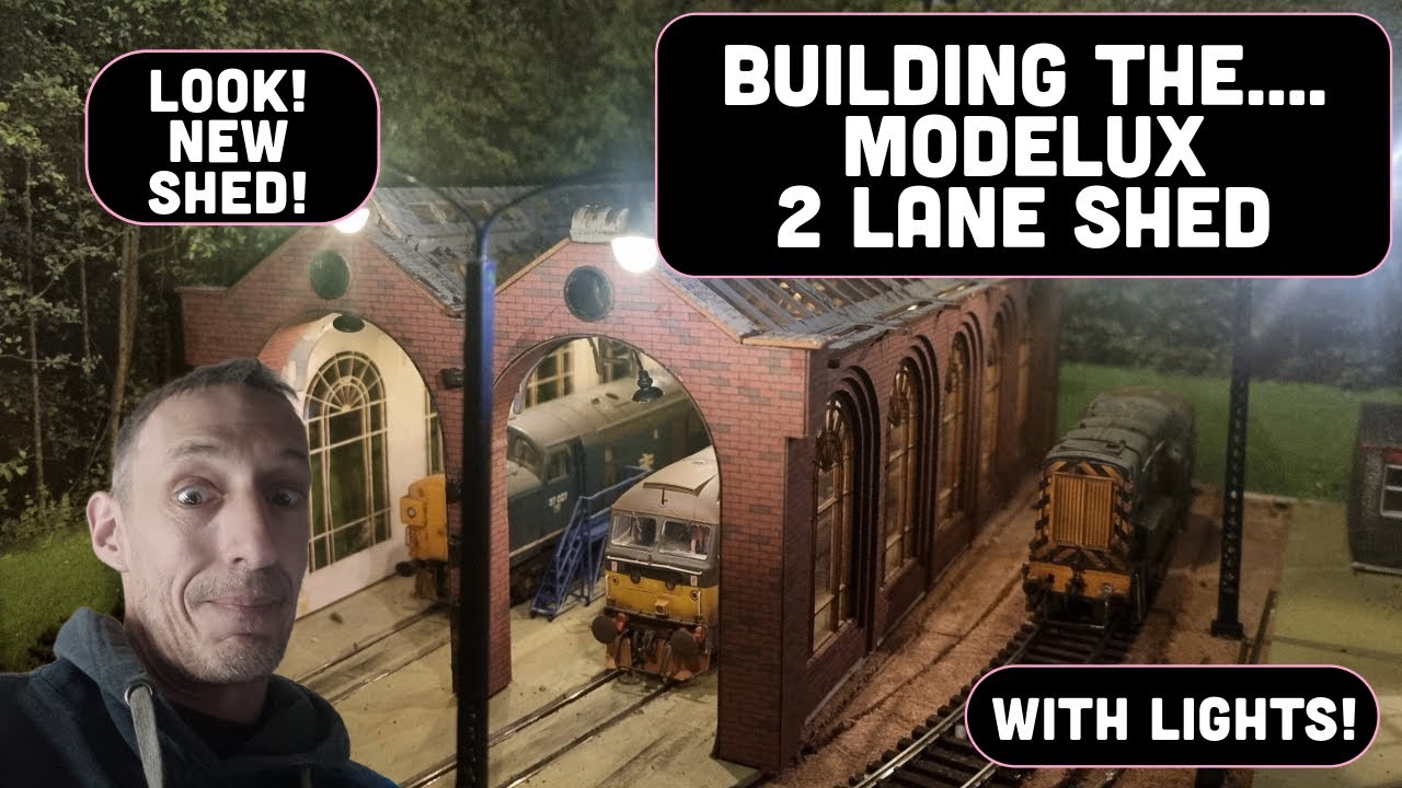 Glenmaroch lane: Building The Modelux 2 Lane Shed