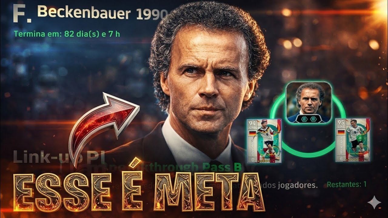 NOVO TÉCNICO BECKENBAUER META DO EFOOTBALL 2026 MOBILE 