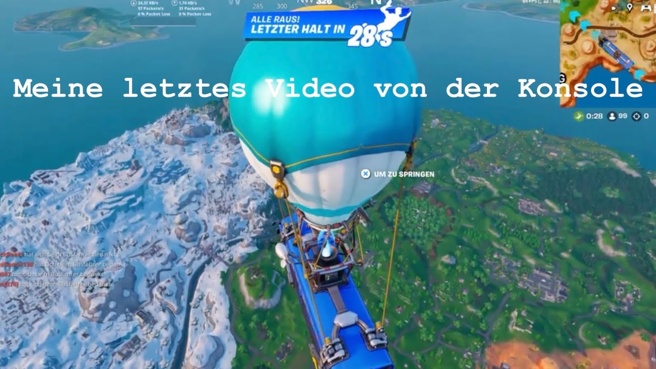 Mein letztes Fortnite Video von der Konsole !!!