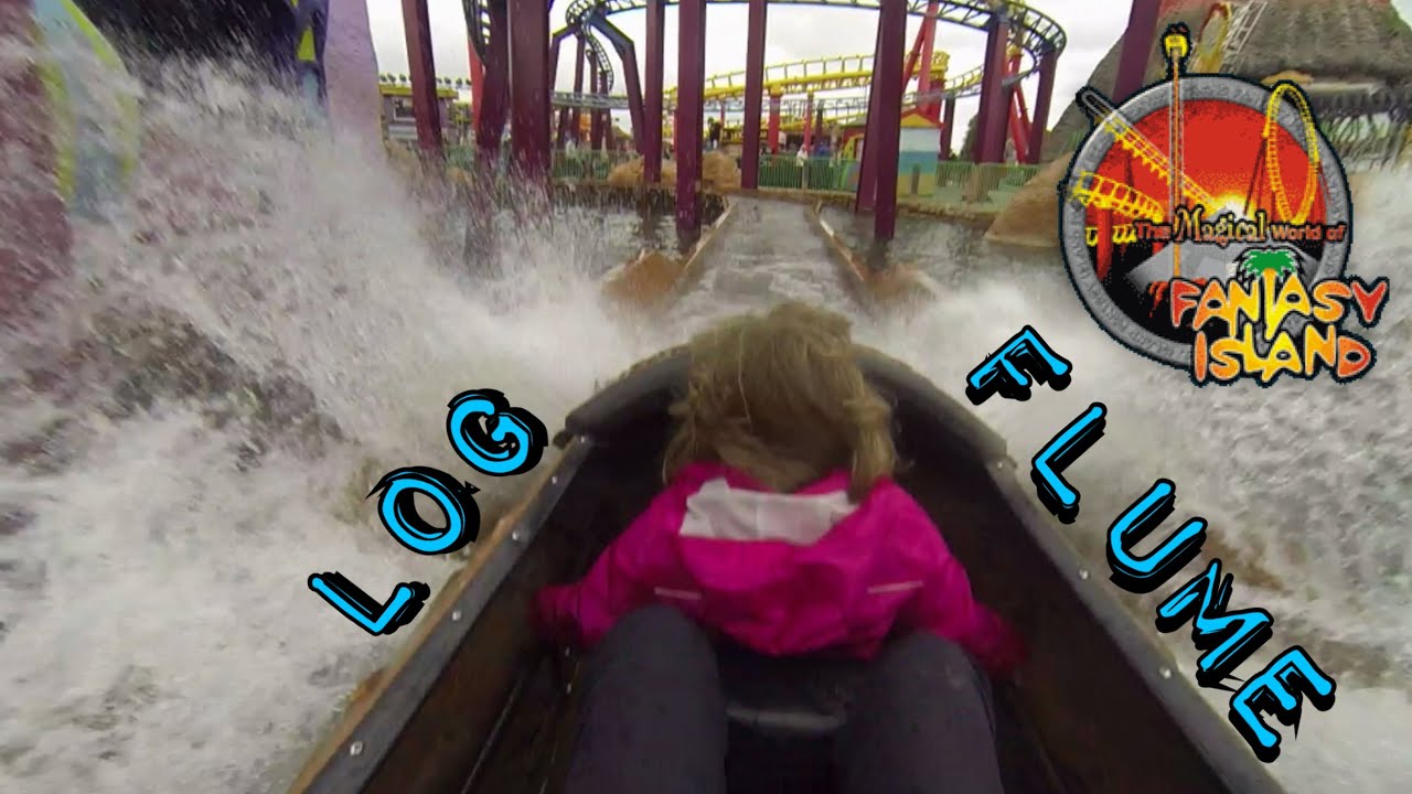 Log Flume 2015 HD POV - Fantasy Island Ingoldmells, Skegness