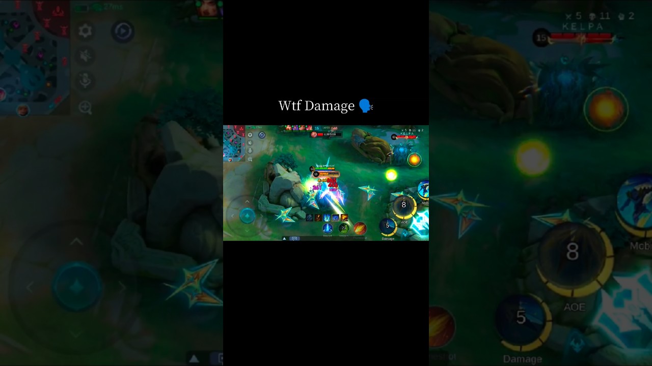Wtf Damage 🗣️ #MOBA55GoldenMonth #MOBA55Creator
