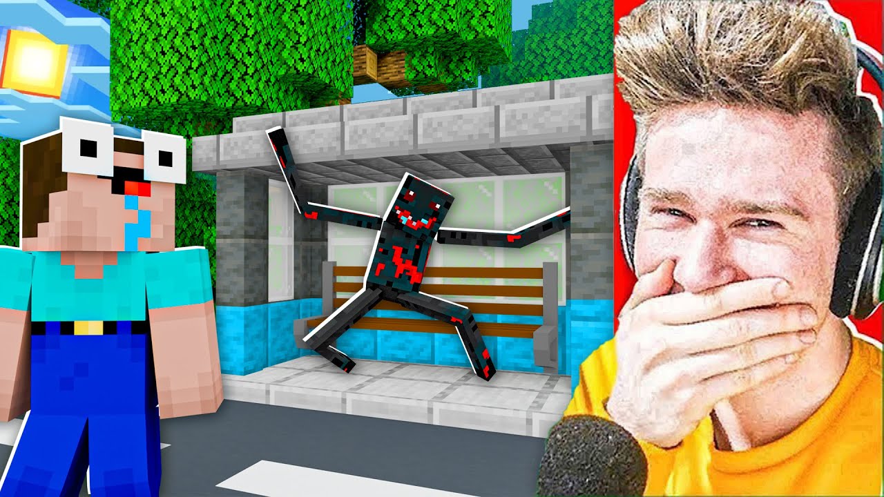 NAWIEDZONY PRZYSTANEK AUTOBUSOWY TROLL na WIDZU | Minecraft Extreme