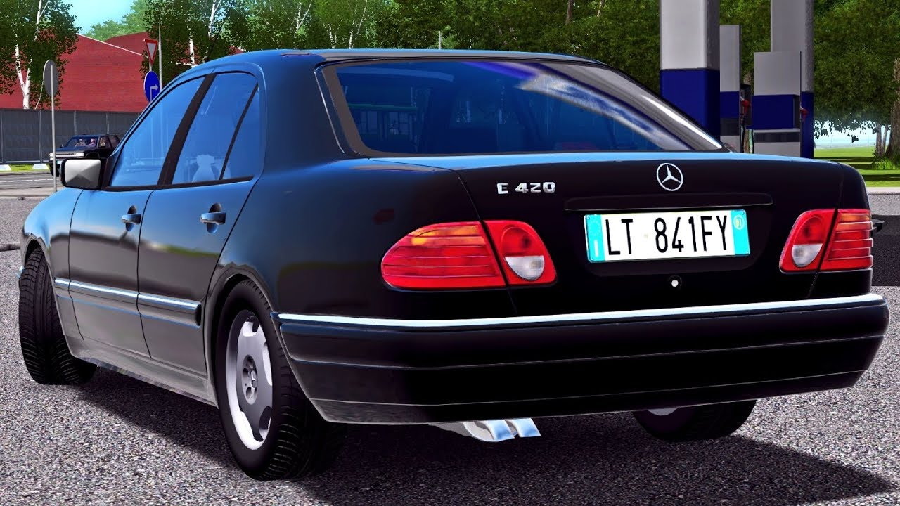 City Car Driving 1.5.4 Mercedes-Benz E420 W210 - G27 HD [1080p][60fps]