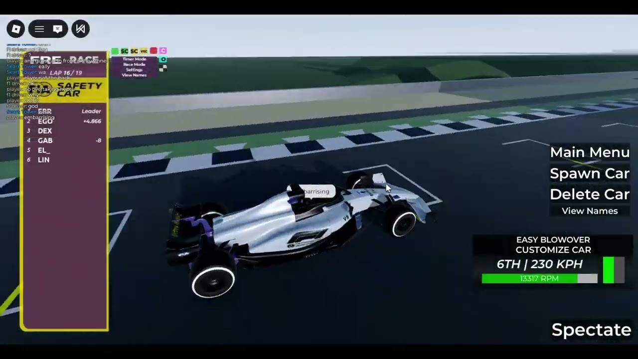 The 2nd race of the FRE robux tournament