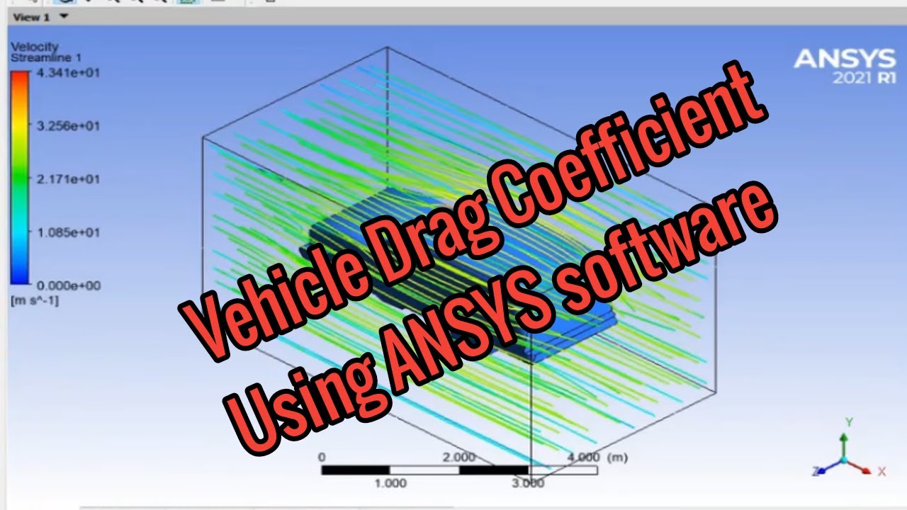 Vehicle drag coefficient using ANSYS