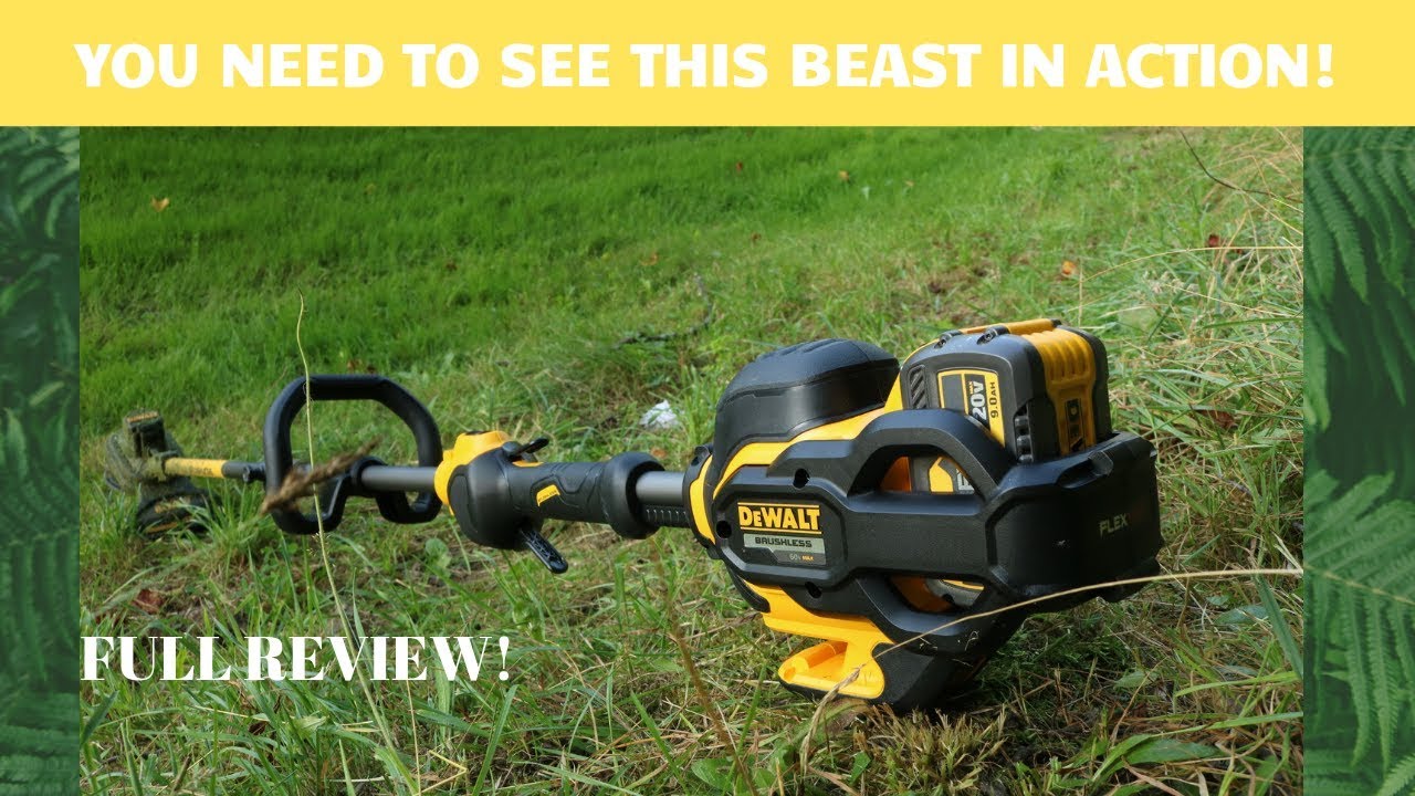 Don't buy a string trimmer until you see this! The Dewalt 60v string trimmer is simply AMAZING