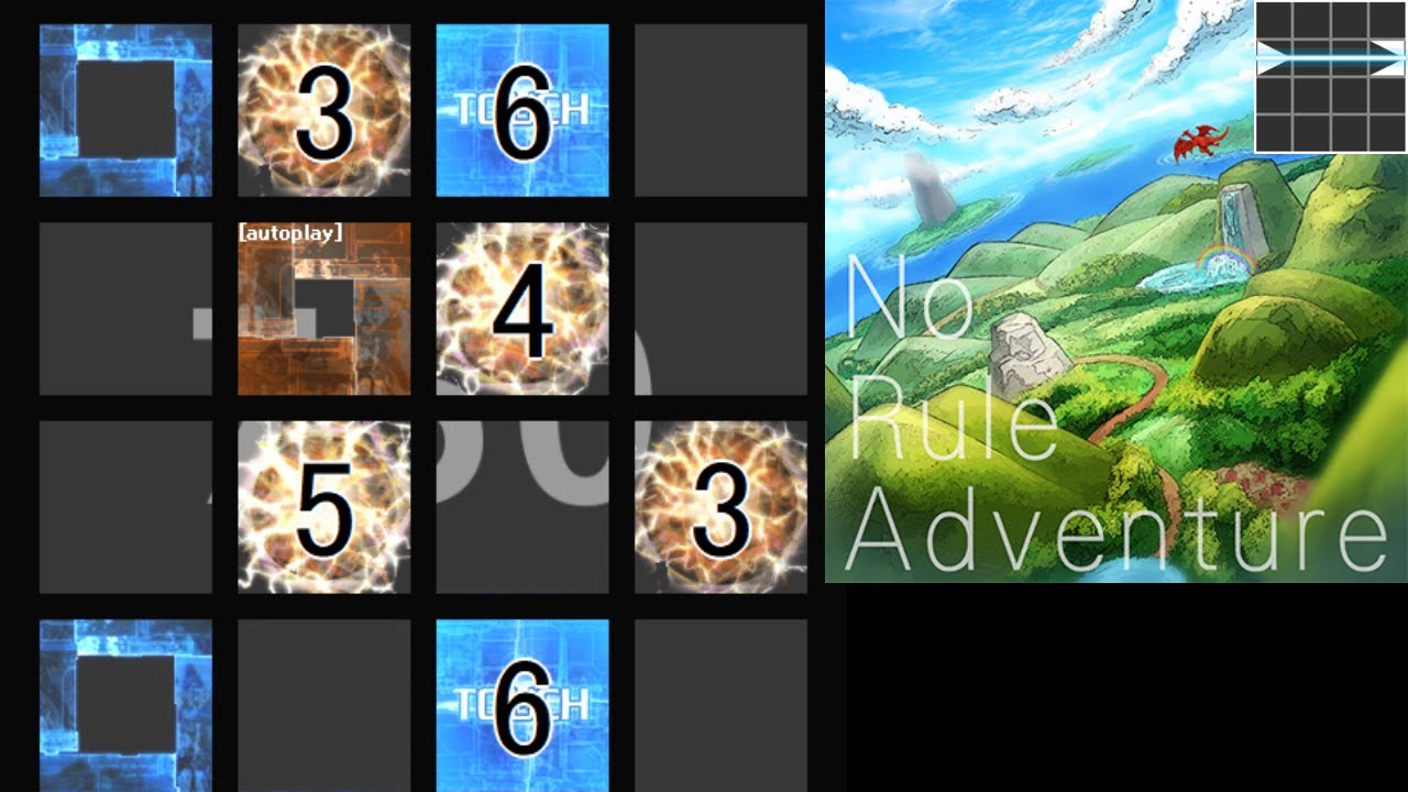 【修正版】 No Rule Adventure [EXT] 譜面確認(シャッター＋ハンドクラップ＋同時色分け) 【jubeat festo】