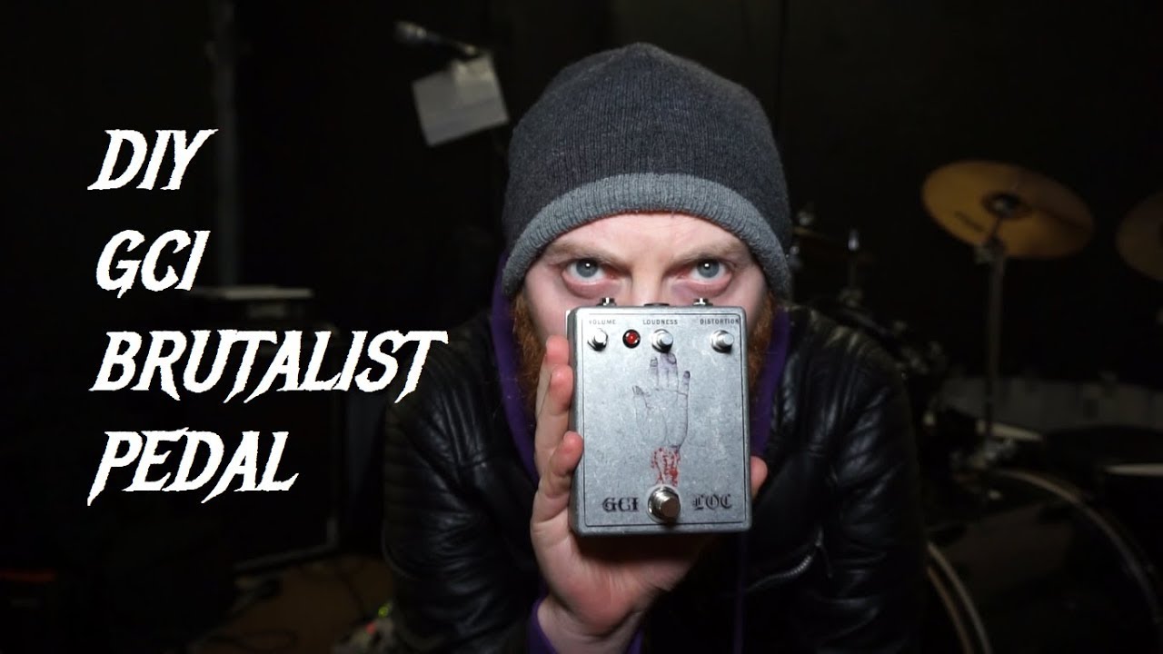 DIY Brutalist Distortion Pedal