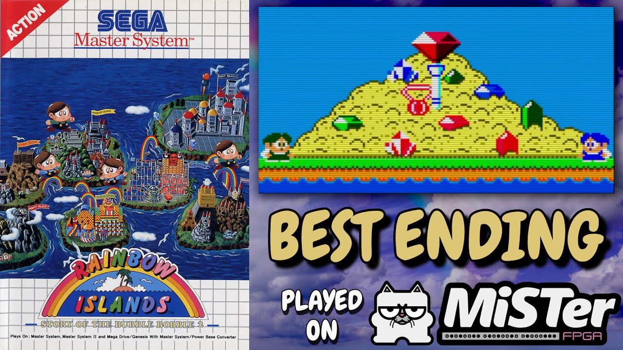 Rainbow Islands [Sega Master System] - Full Game 1CC (Best Ending)