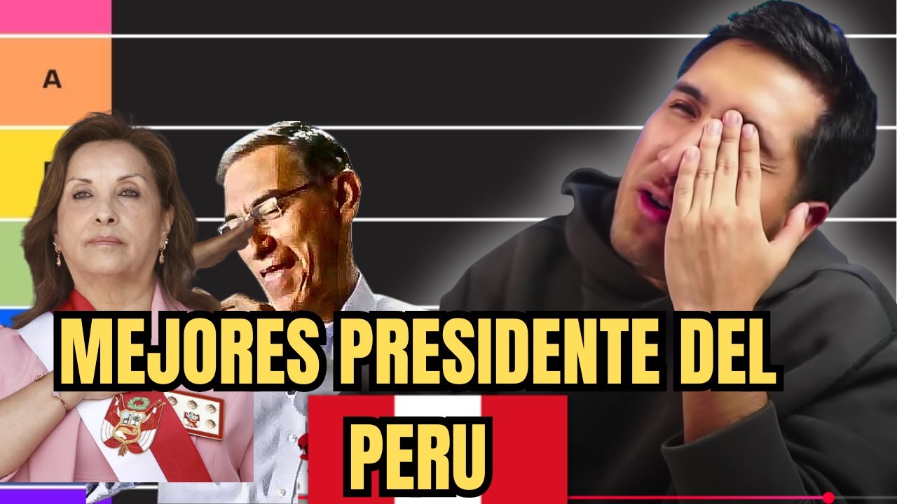 FANODRIC HACE SU TIER LIST DE PRESIDENTES DEL PERU