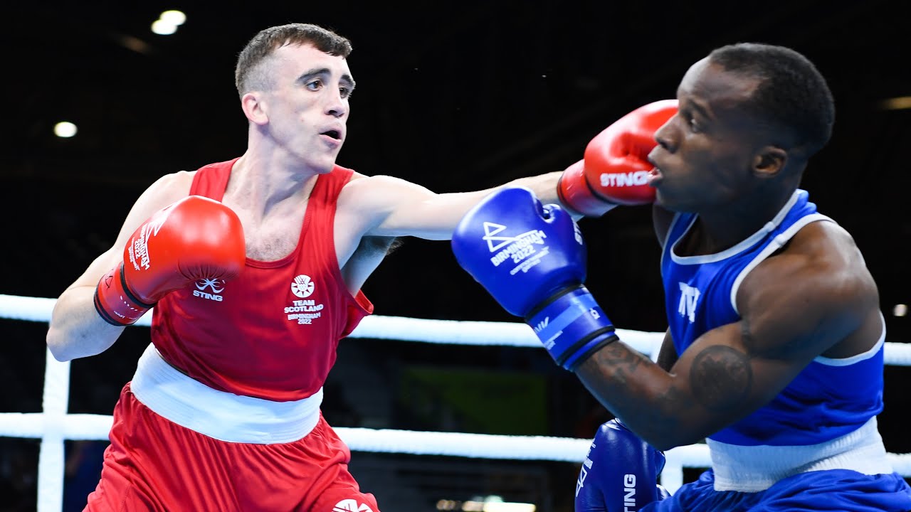 Matthew McHale (SCO) vs. Jabali Breedy (BAR) Commonwealth Games 2022 (54kg)