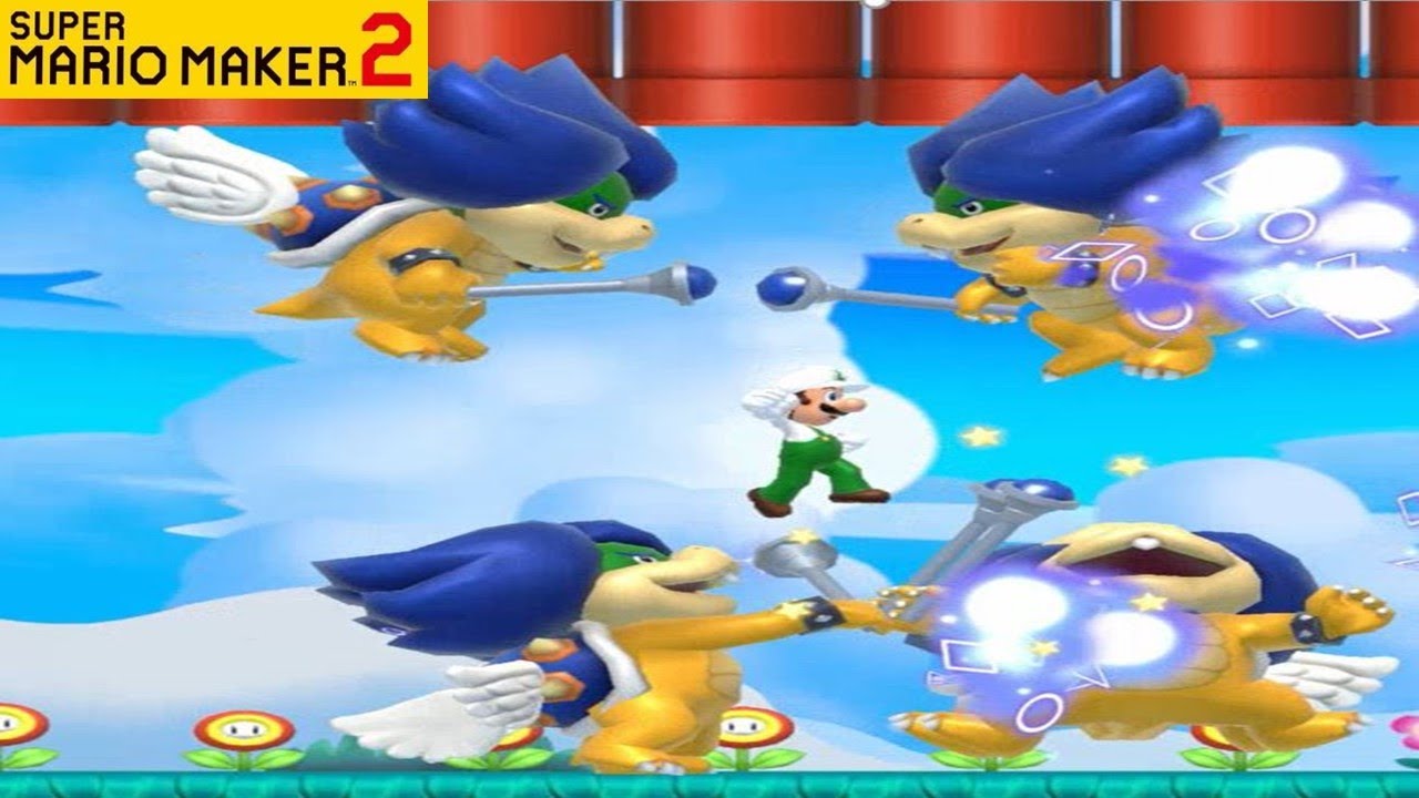 SUPER MARIO MAKER 2 - KOOPALINGS BOSS RUSH, BOSS FIGHT STAGES [Nintendo Switch]