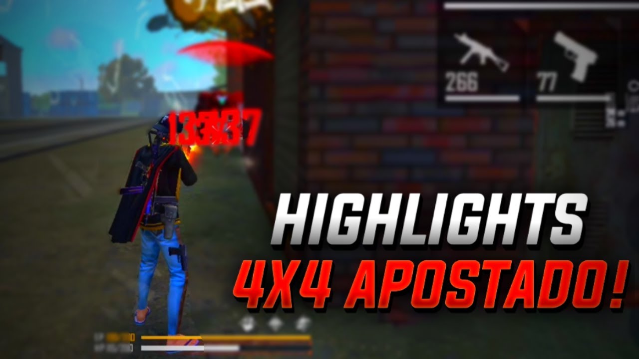 Highlights 4x4 Apostado - Poco X3 - Free Fire 🔥🚂