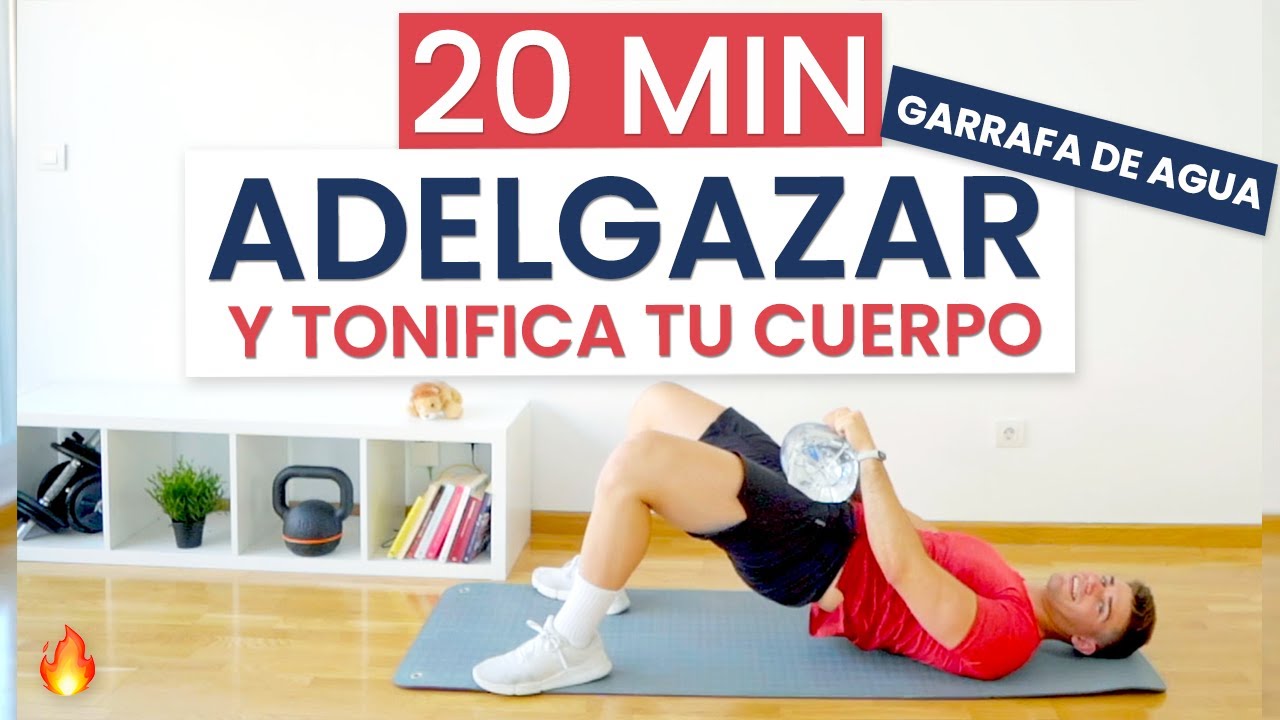 PIERDE GRASA y TONIFICA todo el cuerpo EN CASA con GARRAFAS DE AGUA 🔥 Ejercicios con garrafa de agua