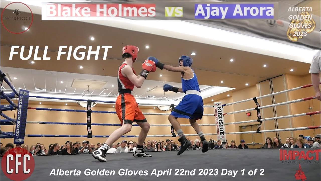 Blakes Holmes vs Ajay Arora | Alberta Golden Gloves 2023 | Impact Boxing #boxing #fight