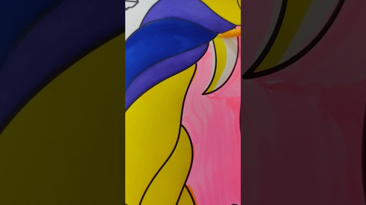 colour asmr | Colours for kids  #shorts #colouring #learntocolour