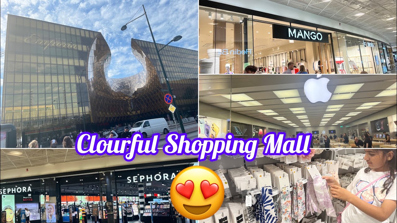 First Vlog in Colourful Shopping Mall | Emporia Shopping Center in Sweden