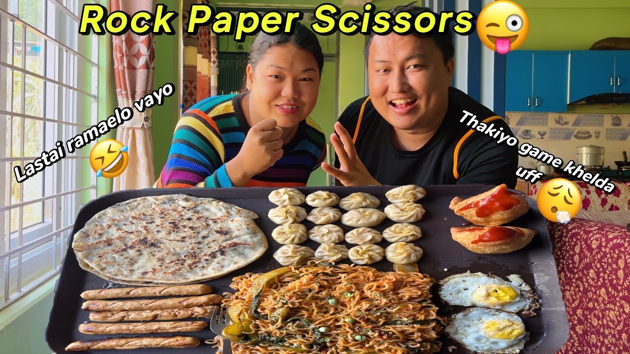 Rock Paper Scissors Game😁| Lastai ramaelo huney rahexa yo game khelda😆