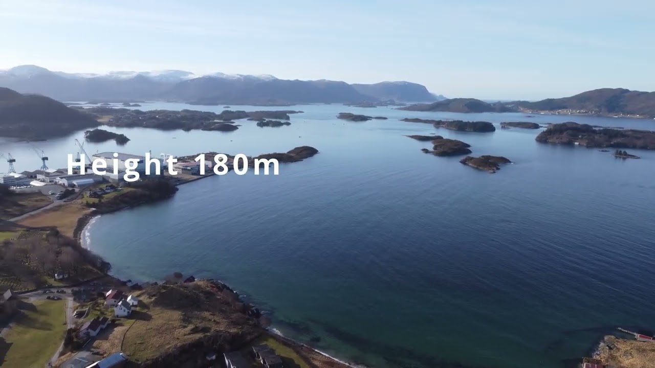 Norway Ulsteinvik Bird's Eye View