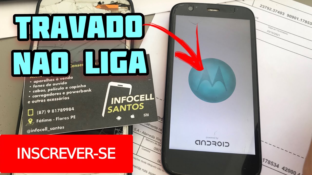 MOTO G1 TRAVADO NA LOGO - NÃO LIGA | RESOLVIDO!!