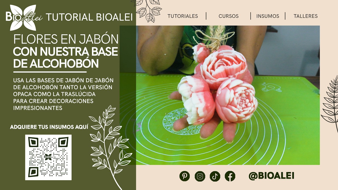 DIY Racimo de Rosas en Jabón | Manualidad Hermosa y Fácil