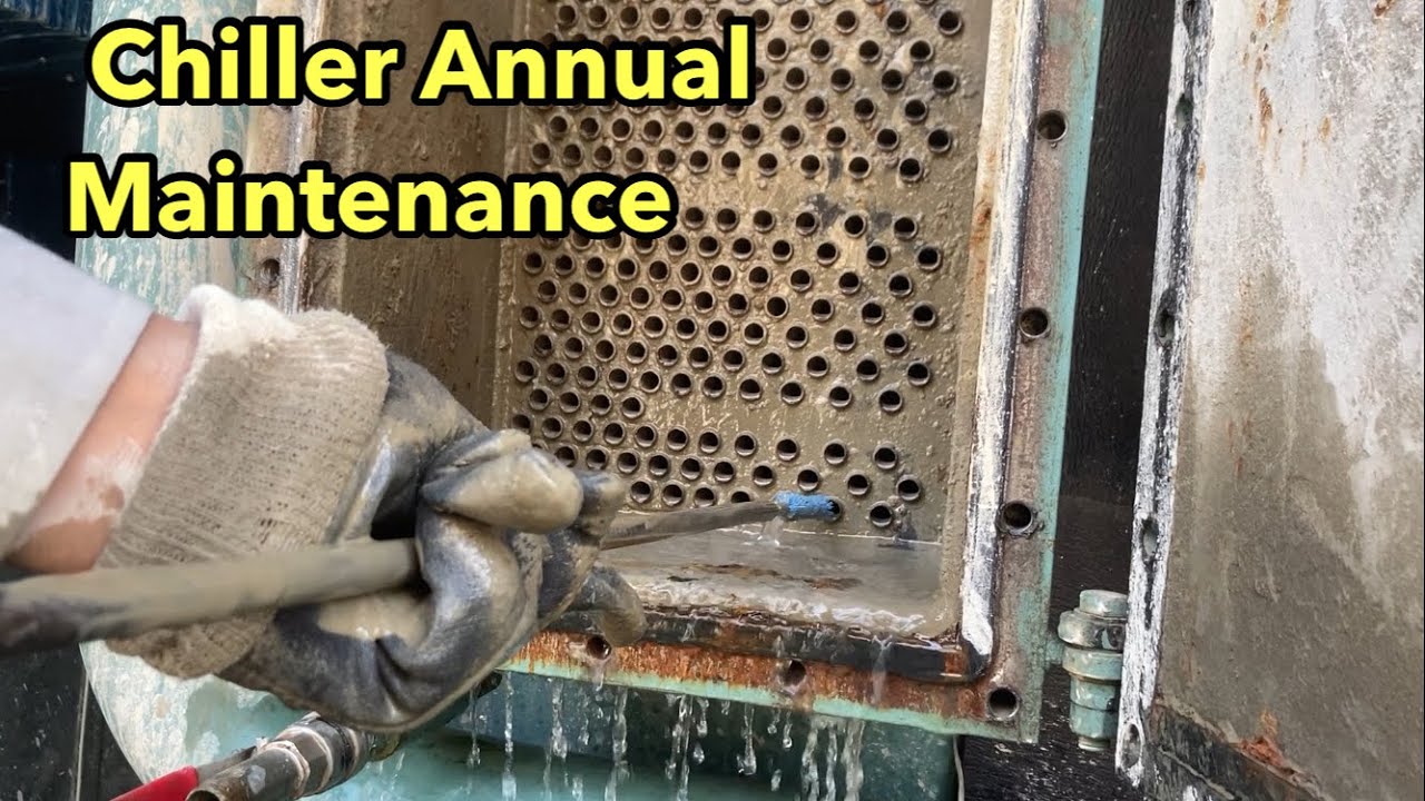 Chiller Anuall Maintenance Related To #hvac In Urdu/Hindi