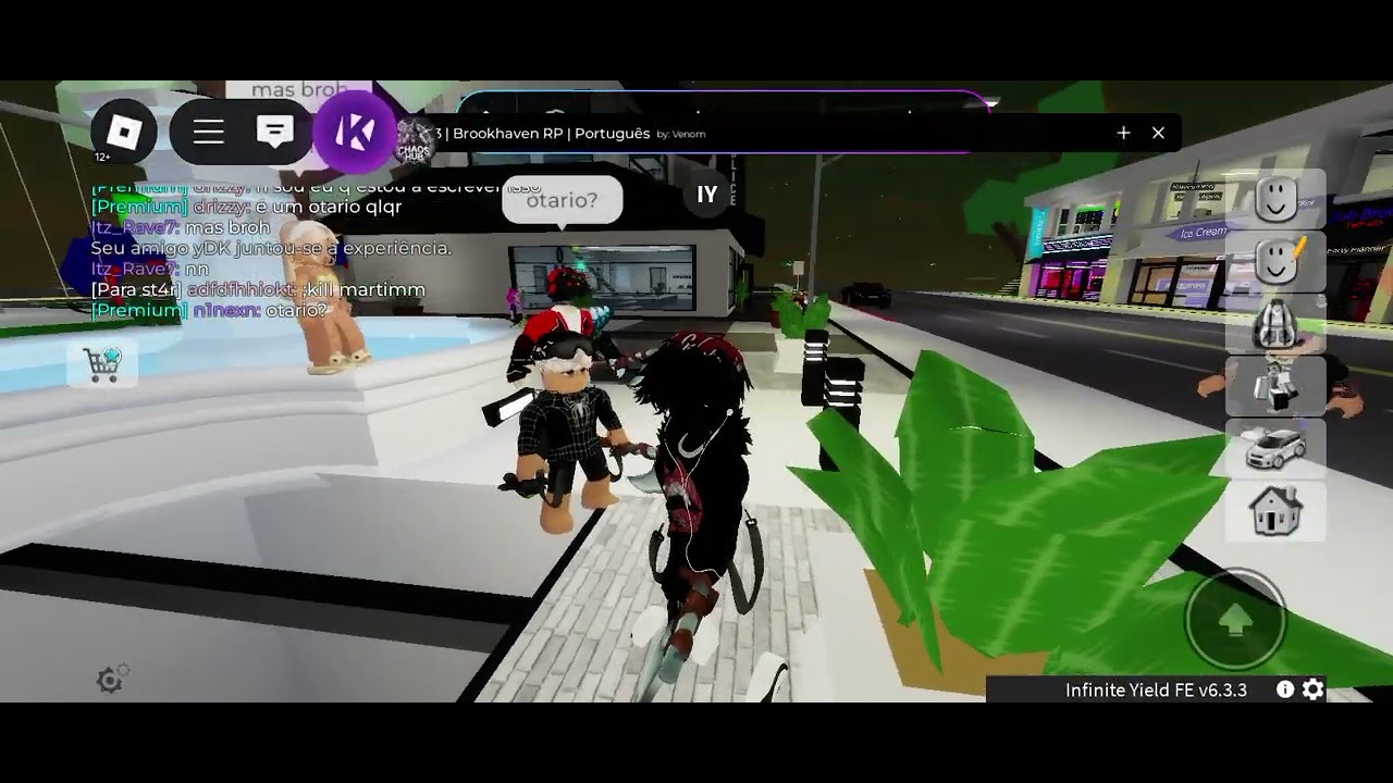 Trolando Mamadrake no brookhaven RP com painel de ADM do chaos @nao_souERIVALDO