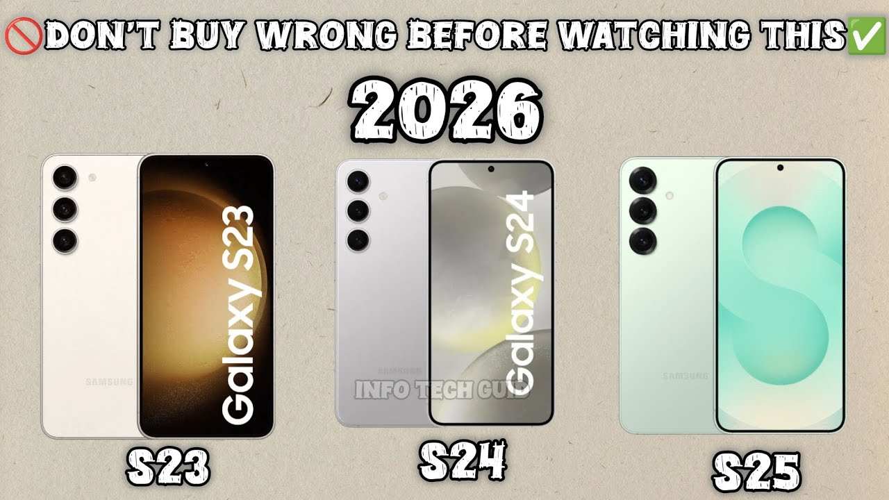 Samsung galaxy S23 vs S24 vs S25 😱 Which One is BEST in 2026? #samsunggalaxy #2026 