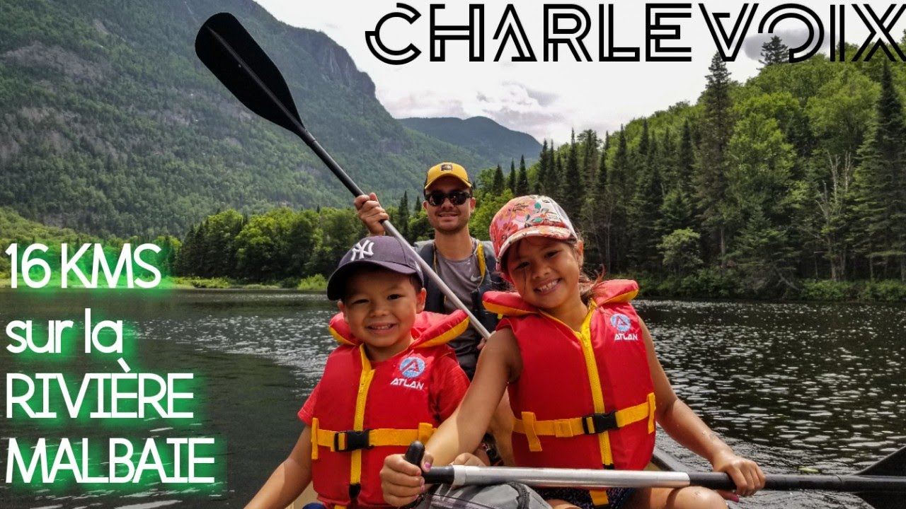 CHARLEVOIX - PARC NATIONAL DES HAUTES GORGES DE LA RIVIERE MALBAIE- [vlog] En canot sur la rivière.