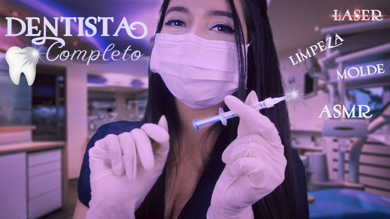ASMR CLAREAMENTO DENTAL: Limpeza, Laser, Dentista dos Sonhos 👄 Roleplay, ASMR BR