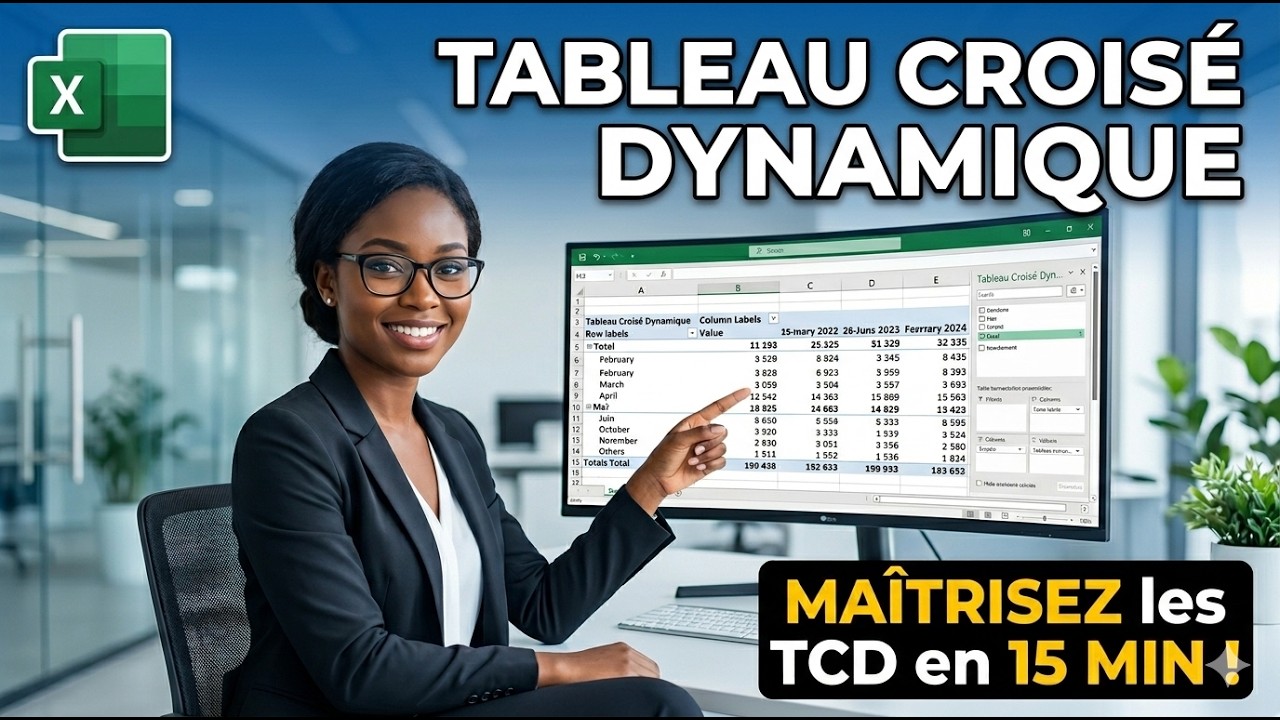 Maîtrisez les Tableaux Croisés Dynamiques en 15 MIN ! (Excel)