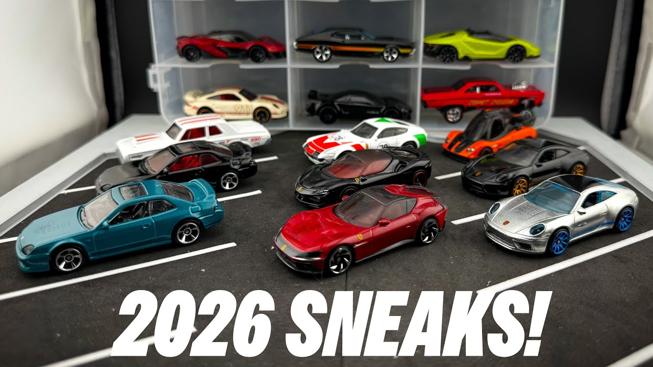 Предварительные анонсы Hot Wheels 2026: скоро появятся модели Ferrari, Porsche и эксклюзивы для м...
