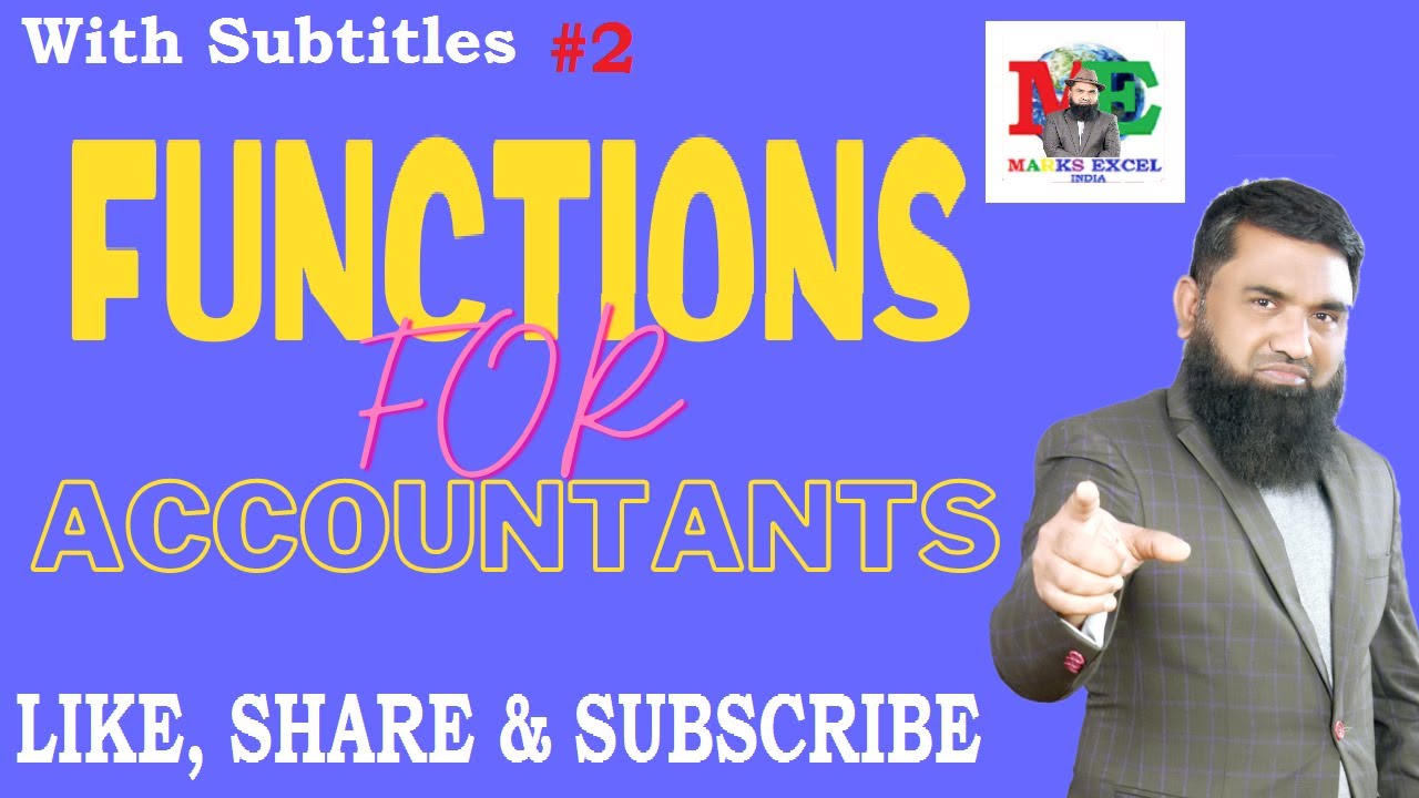 Excel For Accountants: Guide To Making Your Work easier!