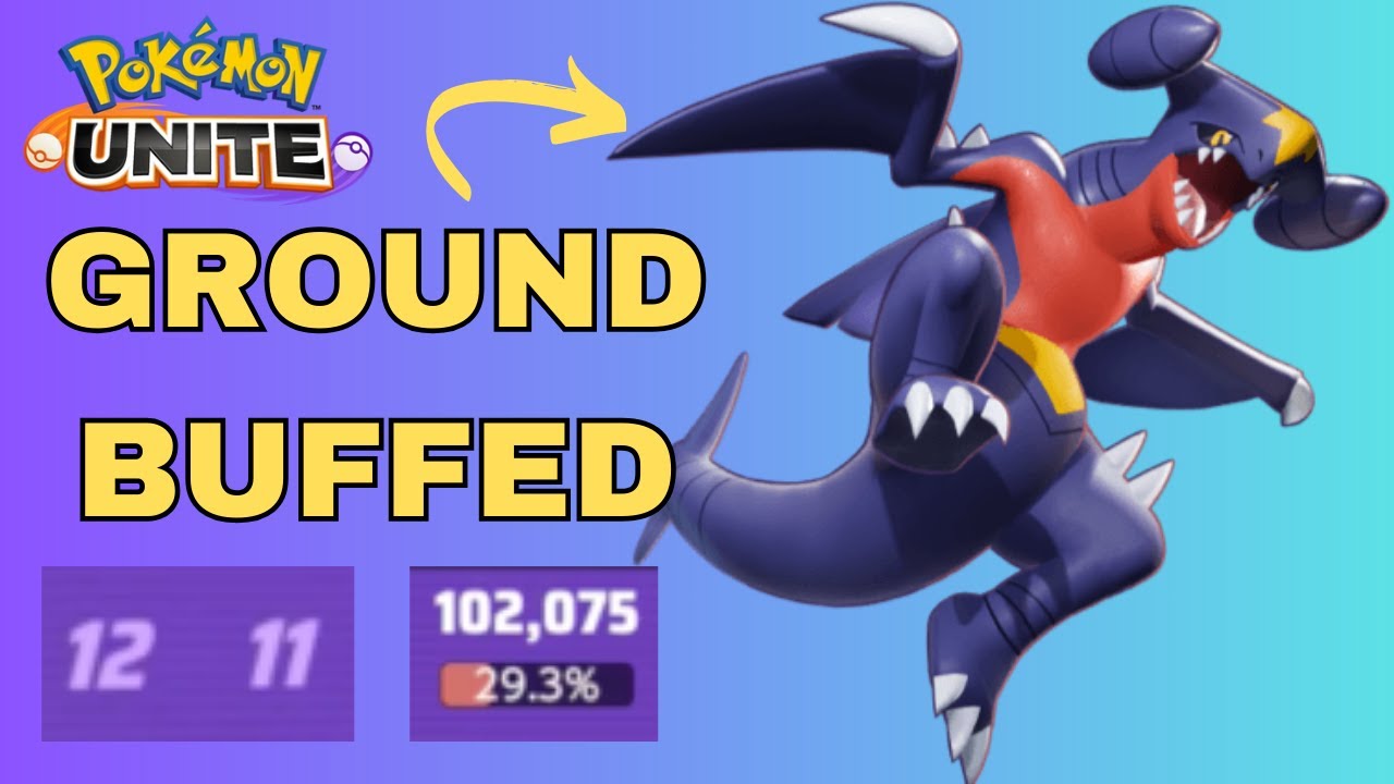 Buffed GROUND GARCHOMP BUILD Is Crazy Good | Pokemon Unite