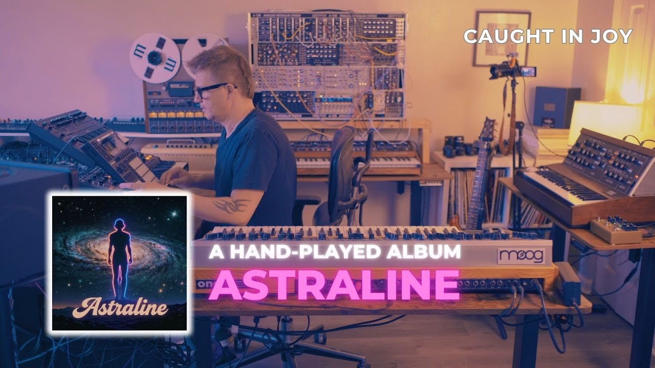Caught In Joy - Astraline | full album of analog Synthwave & Berlin School (2025)