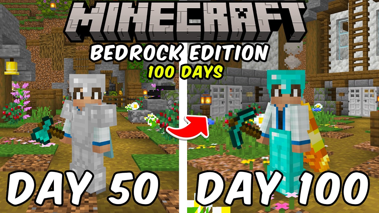 100 Days in Minecraft Bedrock Edition