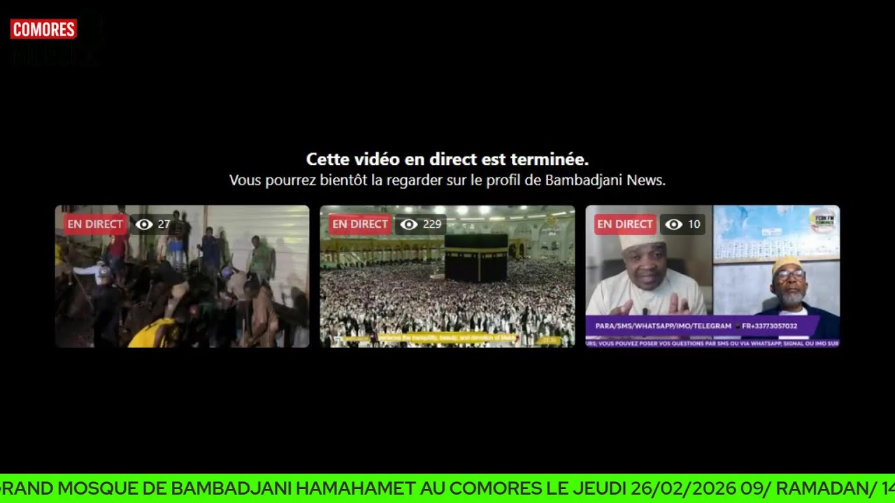le travaux de la mosquée de   bambadjani au comores continu