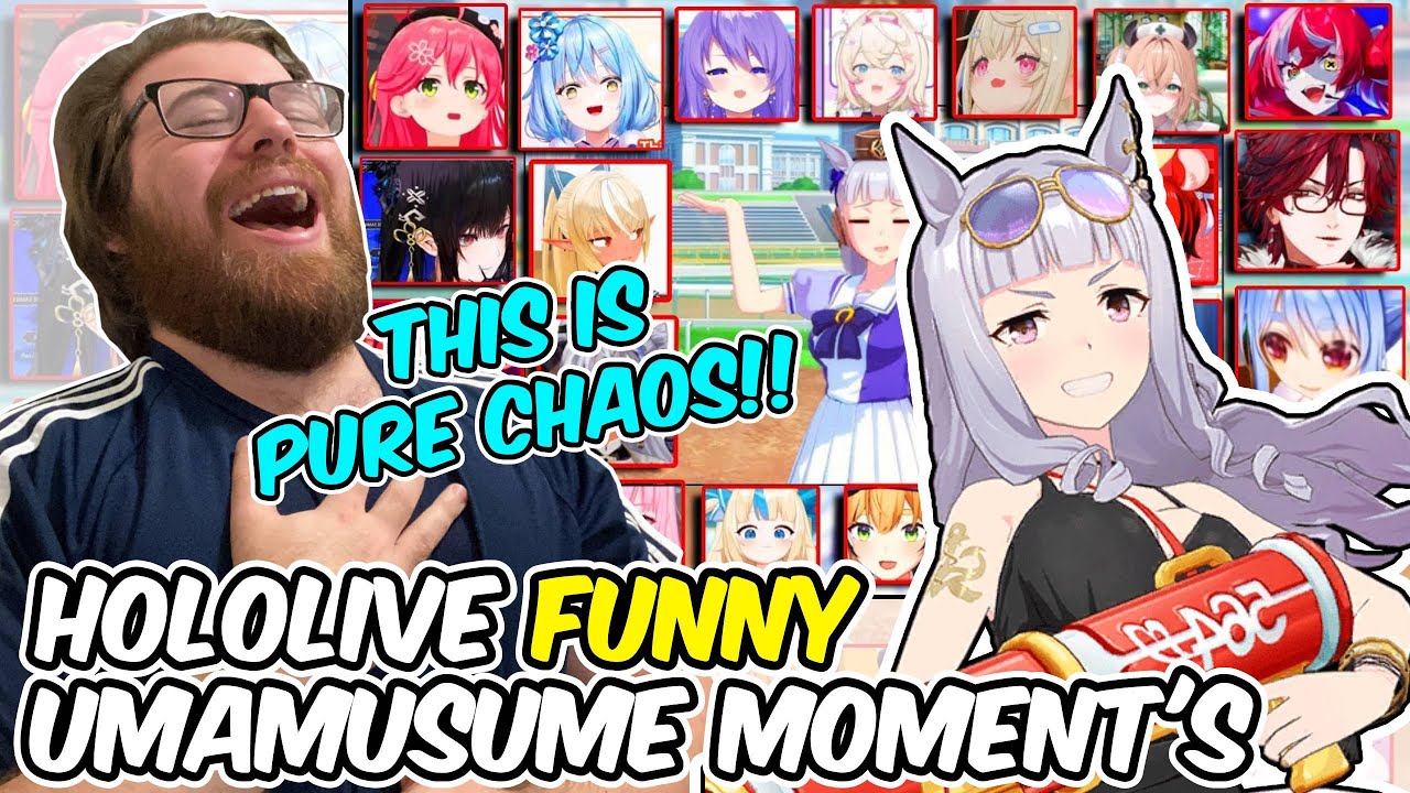 Угадайте, кто появляется чаще всего... | Самые смешные моменты из Hololive Umamusume | Реакция Ла...